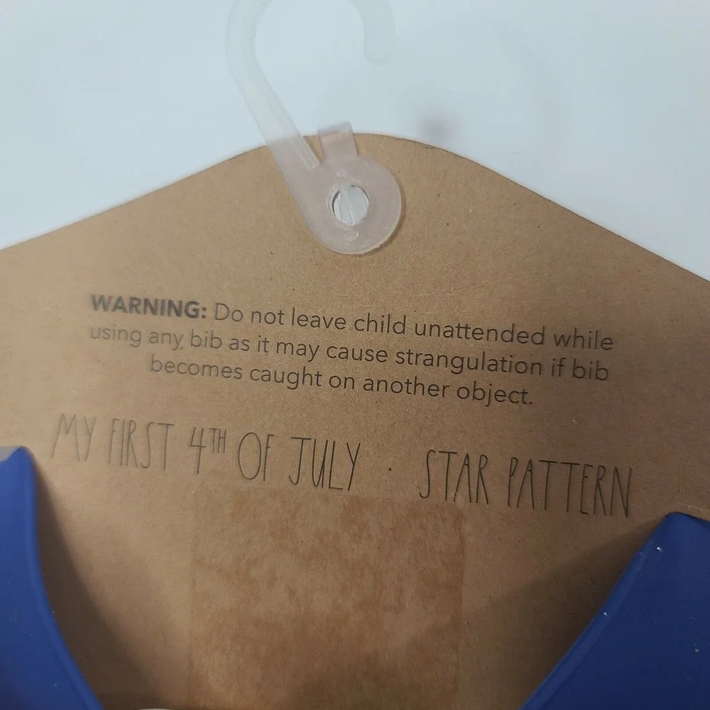 RAE DUNN Silicone Baby Bibs Set of 2 